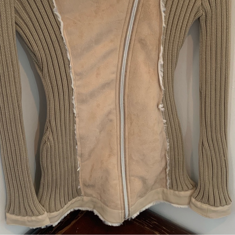 Venus Vegan Suede Sweater Jacket - Picture 4 of 13